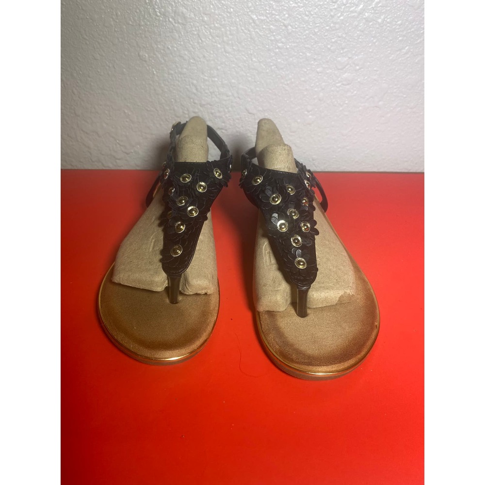 Patrizia by Spring Step Harlequin Women's Floral thong Sandal size 8 NWOT